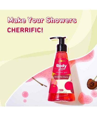 Drivin Me Cherry Shower Gel | SLS-Free Body Wash for Women | Nourishing Aloe Infused Body Cleanser | Long Lasting Sweet Cherry Fragrance (240 ml - Buy Online on GoSupps.com