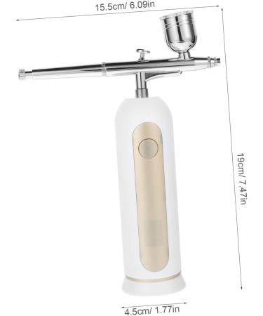 VINTORKY 1 Set Abs Airbrush for Cakes Cake Decorating Kit Makeup Kit Aluminum Alloy Airbrush Kit 19.00X15.50X4.50CM White - Buy Online on GoSupps.com