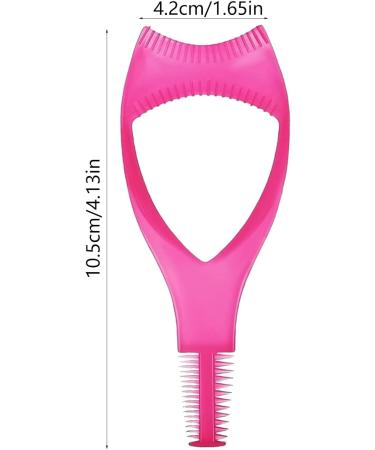 Mascara Shield Applicator False Eyelash Applicator Eyelash Applicator Tool 3 in 1 Eyelash Tools Mascara Applicator Protective Lash Mascara Shield Guard Comb Protector Eyelid for Make Up Hot Pink - Buy Online on GoSupps.com