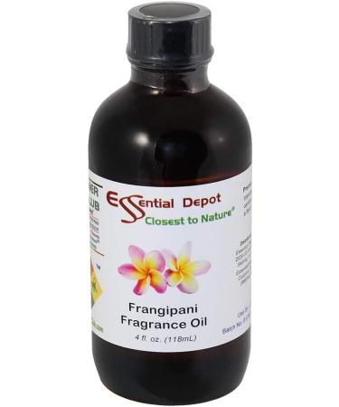 Frangipani Fragrance Oil - 4 oz Amber Glass Bottle | Premium Quality & Safety Sealed | International Shipping Available - Buy Online on GoSupps.com