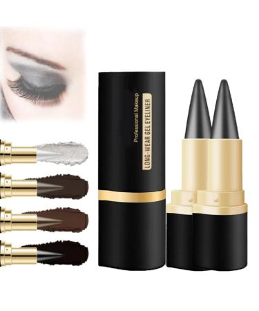 Ayky Eyeliner Exhibition Eyeliner Ayky Natural Black Eyeliner Cream Ayky Long Wear Gel Eyeliner Exhibition K Eyeliner Waterproof Exhibitionk Eye Liner Pencil (Gray)