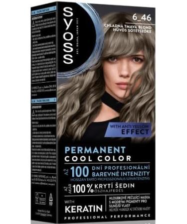  Schwarzkopf Syoss Set of 3 hair dyes Dark Blonde Cool 6-46 50 ml - Buy Online on GoSupps.com