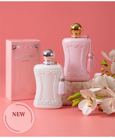 Eau de toilette women's perfume Spray Fruity and floral notes Romantic lasting Floral Fruity fragrance 3.38 oz/100 ML (White bottle) - Buy Online on GoSupps.com