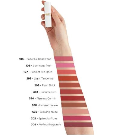  L'Oreal Paris L'Or al Paris Age Perfect Lipstick Shade 105 Beautiful Rosewood Enriched with moisturizing agents with a caring core 4.8 g - Buy Online on GoSupps.com