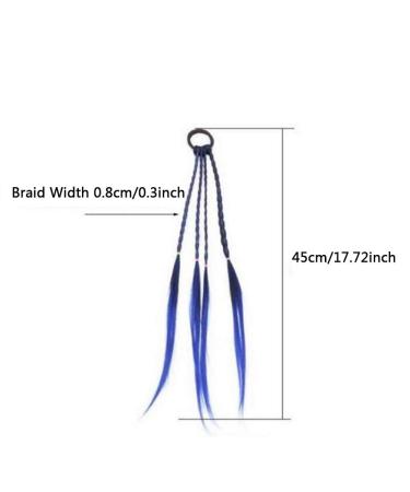 VIDELLY 8-Piece Colorful Hair Extensions Accessories Set for Girls - Wigs, Ponytails, Headbands & More - Buy Online on GoSupps.com