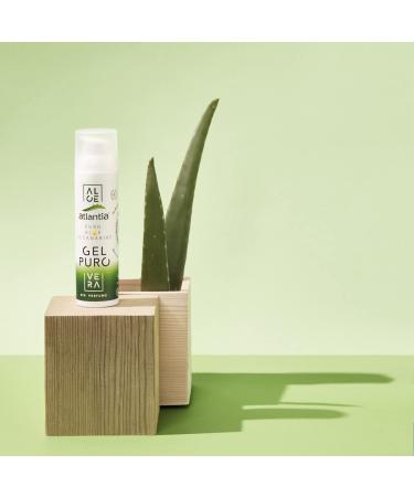 Atlantia Pure Aloe Vera Gel | 100% Bio Aloe Vera from Canary Islands | Healing Gel | 200ml - Natural Skincare Solution - Buy Online on GoSupps.com