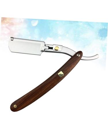 Magiclulu 3-in-1 Men's Barber Razor | Safe Manual Knife Holder & Wooden Cutlery for Precision Shaving - Buy Online on GoSupps.com