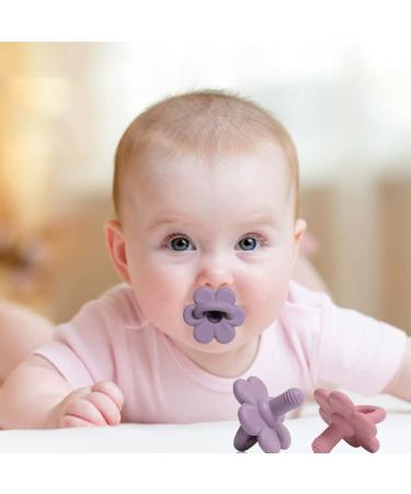 Toddmomy Kielzeute for Babies - 2PC Silicone Ring Pacifier & Chew Toy | Infant Teething Relief & Suction Aid - Buy Online on GoSupps.com