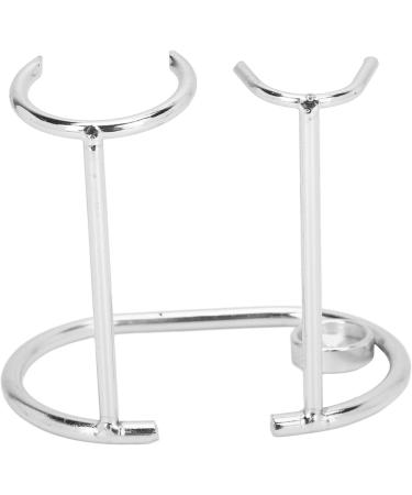 Stainless Steel Razor Stand - Modern Portable Shaving Brush Holder - Rustless Design for Restroom (Silver) | International Shipping - Buy Online on GoSupps.com