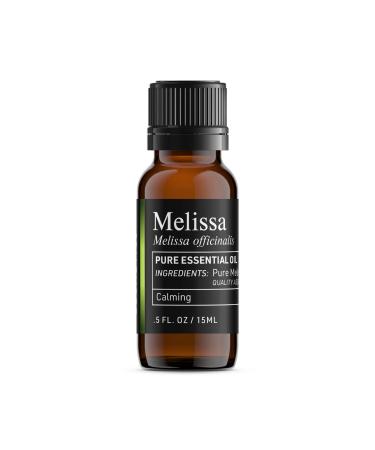 100% Pure Essential Oil - Batch Tested & Third Party Verified - Premium Quality You Can Trust (0.5 Fl Oz) (Melissa)