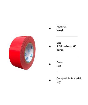 MG888 Multi-Purpose Duct Tape 1.88 Inches x 60 Yards  Crafts  Repairs & DIY Projects  1 Roll (Red) - Buy Online on GoSupps.com