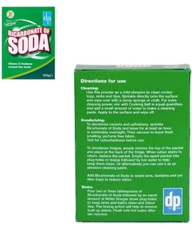Ditch EXTRA strength white vinegar spray for cleaning| Bicarbonate of soda for cleaning| microfibre cloth white vinegar and baking soda for cleaning - Buy Online on GoSupps.com