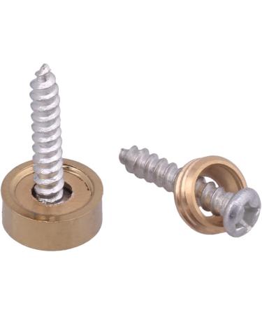 20pcs Fitting Parts Metal 10mm Diameter Gold Screw Cap Mirror Nails Decoration Lid - Buy Online on GoSupps.com