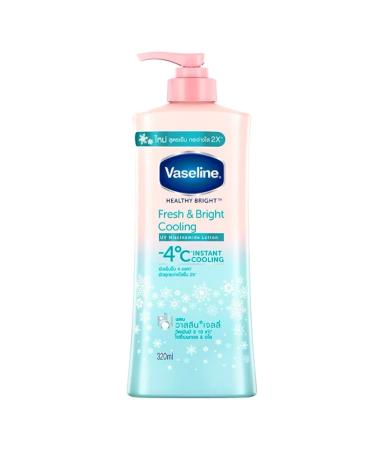 Vaseline Healthy Bright Fresh Cooling UV Niacinamide Lotion 320 ml Whitening Gel Non-Sticky Absorbs Instantly