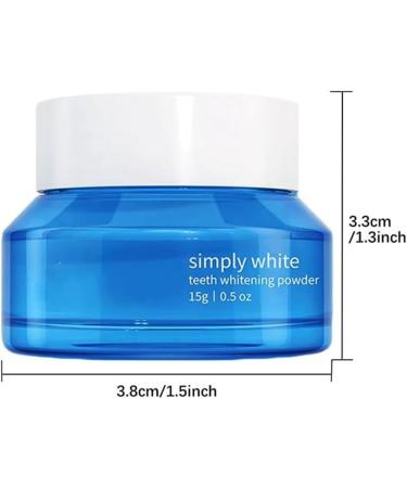 Teeth Whitening Powder | Instant Whitening and Stain Removal Natural No Sensitivity Fresh Breath Teeth Whitening Powder Used to Remove Stains Caused by Tea/Coffee/Food (2 PCS) - Buy Online on GoSupps.com