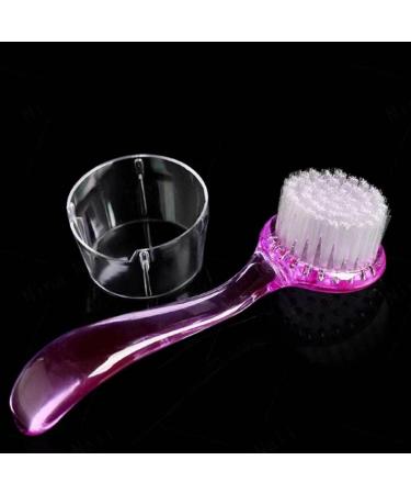 Facial Cleansing Brushes Facial Brush Manual Face Cleansing Brush Superfine Synthetic Hair Brush Handheld Silicon Brush Pink Manual Facial Cleansing Brushes - Buy Online on GoSupps.com