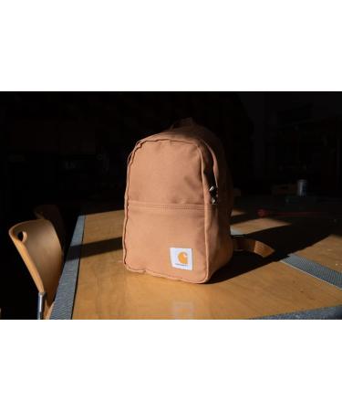 Carhartt Mini Backpack | Everyday Essentials Daypack in Brown for Men and Women - Buy Online on GoSupps.com
