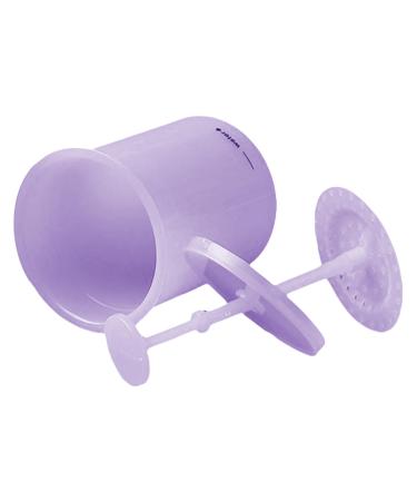Soap Foamer - Manual Bubble Foamer Quick Foam | Cleansing Foaming Maker Ergonomic Skincare Facial Cleansing Tool Wash Facial Skin for Travel Purple