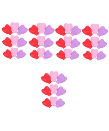 FRCOLOR Make Up Brushes Cover 45 Pcs Silicone Dust Cover Portable Cosmetic Travel Makeup Brush Protector Cap