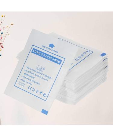 100pcs Non Woven Gauze Dressing & Sponges | Absorbent Gauze Tape & Pads for Wound Care | High Elasticity White Accessories - International Shipping Available - Buy Online on GoSupps.com