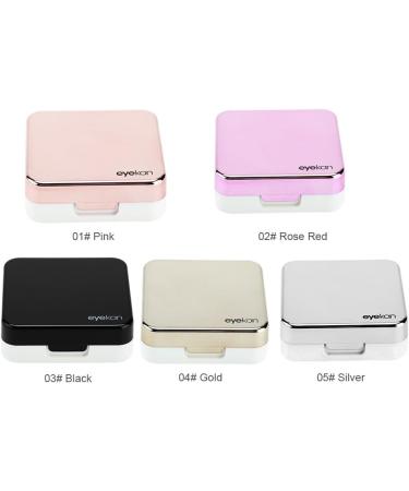 Buy Sonew Mini Portable Travel Lens Case Set - Myopia Eye Care Kit with Mirror Solution Bottle & Tweezers - Silver - Perfect for International Shipping - Buy Online on GoSupps.com