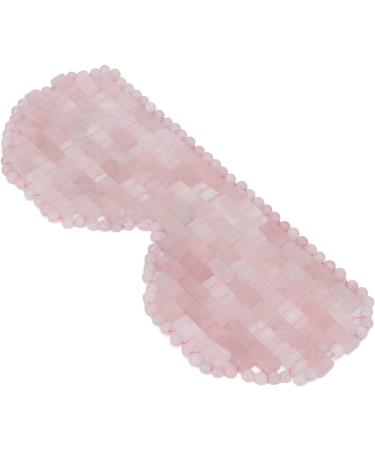 Natural Jade Eye Pads - Reduce Wrinkles Promote Sleep & Relieve Fatigue | Rose Quartz Cushions - Buy Online on GoSupps.com