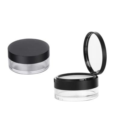 DOITOOL 1pc Box Cosmetic Travel Containers Empty Loose Face Powder Cosmetic Case Loose Powder Makeup Powder
