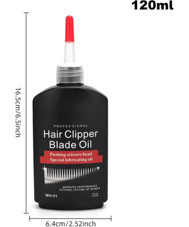 Hair clipper oil 120 ml Antirust care and cleaning Hair clipper head lubricant for men husbands fathers groomers home and travel - Buy Online on GoSupps.com