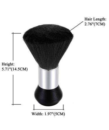 Professional Hairdresser Neck Duster Brush - Fluffy Hair Cutting Powder Brush for Salons | International Shipping - Buy Online on GoSupps.com
