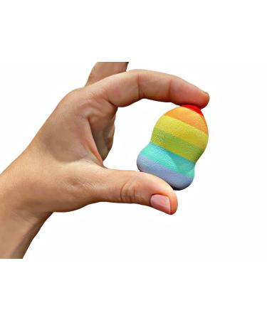 Rainbow Makeup Sponge - Latex-Free Tear Drop Applicator for Flawless Makeup Application - International Shipping Available - Buy Online on GoSupps.com