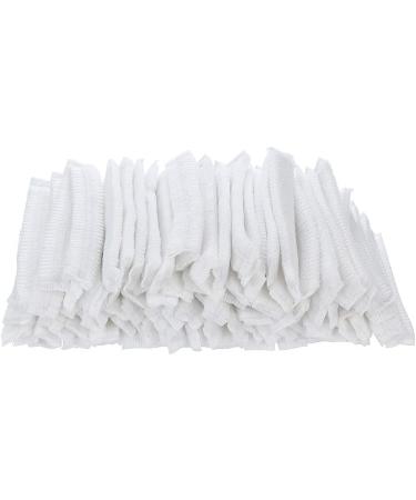 100 Pcs Tvoip Disposable Hair Net Cap - Anti Dust Non-Woven Bouffant Cap in White - Buy Online on GoSupps.com