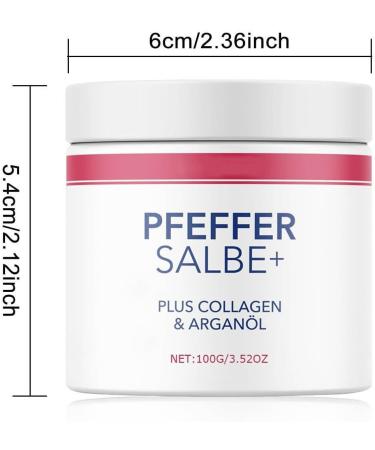 Pepper Ointment Plus - Hydrating Skin Balm with Collagen & Argan Oil for Men & Women - 1PC | International Shipping - Buy Online on GoSupps.com