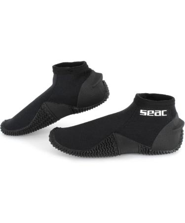 SEAC Tropic Neoprene Short Boots - Black (Large) | Premium Quality - Buy Online on GoSupps.com
