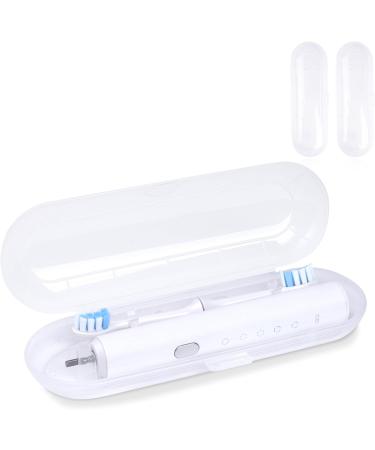 Uraqt Travel Protective Cover for Electric Toothbrush & Replacement Brush Heads - Compatible with Oral B & Philips - 3 Transparent Smooth Cases - Buy Online on GoSupps.com