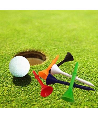 FINGER TEN Golf Tees 3 1/4 Inch Unbreakable Plastic Tee Value Pack - Pro Upgrade Step Up Long 83mm Colored Set (24 Pack) - Buy Online on GoSupps.com