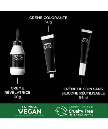 Garnier Coloration Permanente - Sans Ammoniaque - Aux Huiles Naturelles de Fleurs - Blond Dor (7.3) - Olia BLOND DORE 7.3 - Buy Online on GoSupps.com