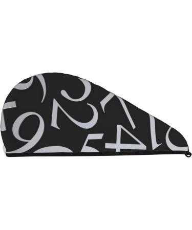 Super Absorbent Microfiber Hair Towel Wrap for Women - Coral Velvet Quick Dry Cap for Long Curly & Thick Hair - Buy Online on GoSupps.com