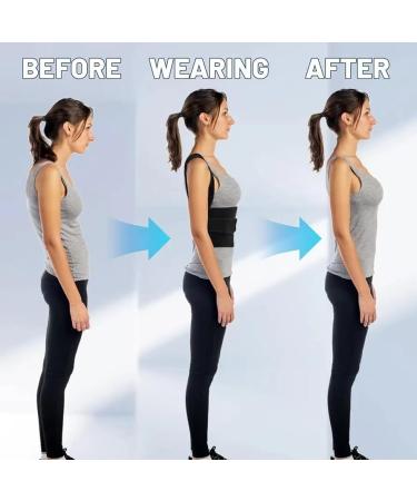 Instant Posture Corrector Adjustable Back Straightener Belt Correct Shoulder Back Posture Brace for Office Gym Home Thin Back Assistant Tool for Women and Men -L - Buy Online on GoSupps.com