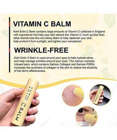  KAHI Extin C Balm 9g - With Vitamin C Jeju Origin Oil Hydrate & Manage Wrinkles Around Your Face Korean Cosmetics K-Beauty - Buy Online on GoSupps.com