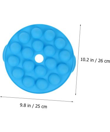 MAGICLULU 2 Pcs 18 Lollipop Mold Cake Trays Silicone Candy Molds 18-Hole Silicone Lollipop Cake Mold Silicone Mould Soap Molds Silicone Molds Cake Maker Baking Supplies Silica Gel Round Bluex2pcs 25X25X4cmx2pcs - Buy Online on GoSupps.com