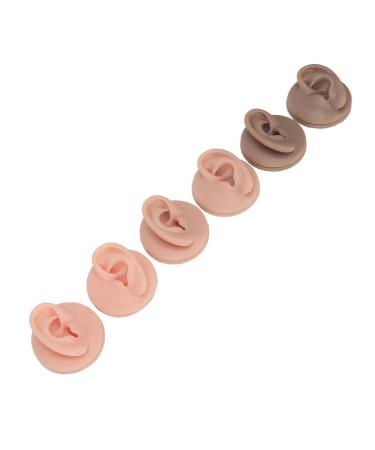3 Pairs Flexible Silicone Ear Models for Jewelry Display & Piercing Exercises - Reusable Soft Ear Shapes - Buy Online on GoSupps.com