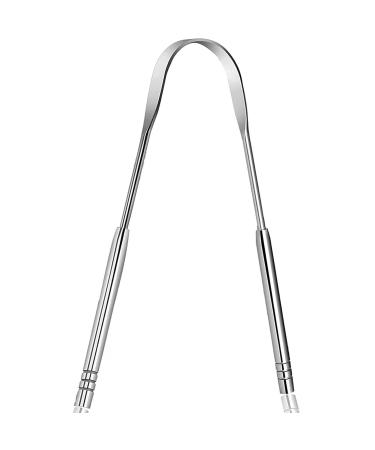 Tongue Scraper  100% (Medical Grade) Professional Stainless Steel Tounge Scrappers Tongue Cleaner Great for Banishes Bad Breath and Maintains Oral Care