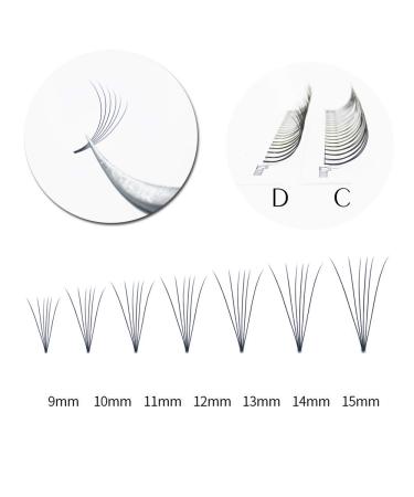 Premium 7D Eyelash Extensions | 0.07mm Volume Fans - C&D Curl | International Shipping - Buy Online on GoSupps.com