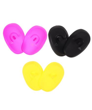 MERRYHAPY 3 Pairs Ear Covers for Heat Protection Ear Water Protection Hair Coloring Ear Covers Ear Covers for Shower Ear Covers for Hair Dryer Heat Ear Shower Caps Ear Covers for Salon