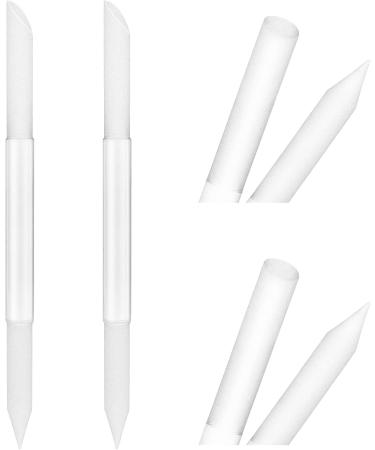 Sibba Glass Cuticle Pusher & Nail File Set - Professional Manicure Tools for Precision Cuticle Care and Gel Polish Removal - 2pcs Transparent Set - Buy Online on GoSupps.com