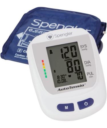 SPENGLER Autotensio Electronic Blood Pressure Monitor for Self-Gestry Easy to Use Accurate and Reliable (Blueberry Blue) - Buy Online on GoSupps.com