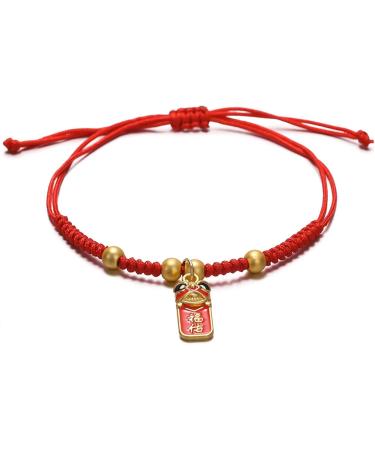 VSILAY LIANXUE Handmade Dragon Bracelet - Chinese Zodiac Jewelry Woven Cotton Rope Gift for Women - Buy Online on GoSupps.com