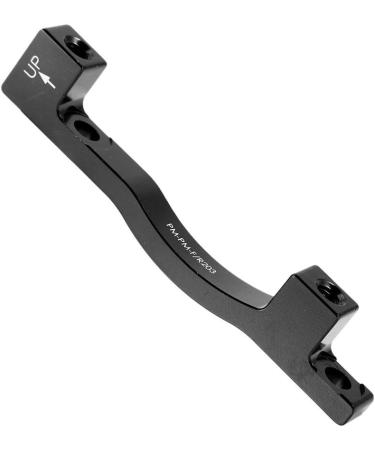 Yosoo Health Gear Disc Brake Adapter - Black Aluminum Alloy | Bicycle Disc Brake Mounting Bracket Adapter with 2 Bolts - A-Pillar F203 R203 Compatibility | 1 Pack - Buy Online on GoSupps.com