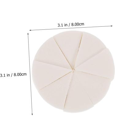 IWOWHERO 2 Sets Triangular Sponge Puff Triangle Puffs for Face Powder Eye Patch Face Mini Blender Foundation Sponge Blender Cosmetic Portable Girl White Dry Puff 8.00X8.00X2.00CM White - Buy Online on GoSupps.com
