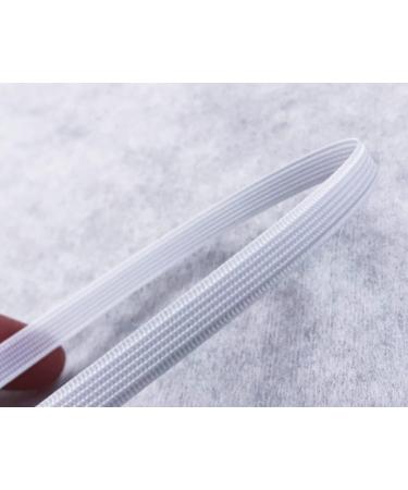 Abbaoww 8mm Polyester Boning - 50 Yards for Corset, Wedding Dress, Bridal Gowns - White - Buy Online on GoSupps.com
